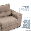 Ver imagem 5 de Sofá de Canto Retrátil Chaise Lado Esquerdo 4 Lugares Nest CabeCasa MadeiraOriginals Bege