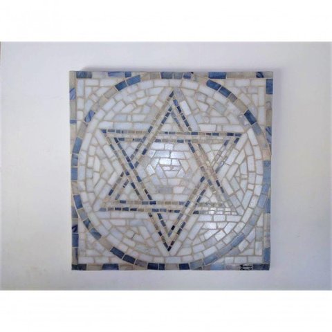 Mandala de Parede Estrela de David Tamanho 60cm