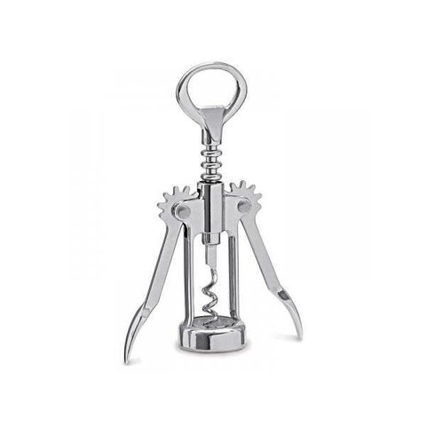 Saca Rolhas Cromado Liga de Zinco - Mimo Style