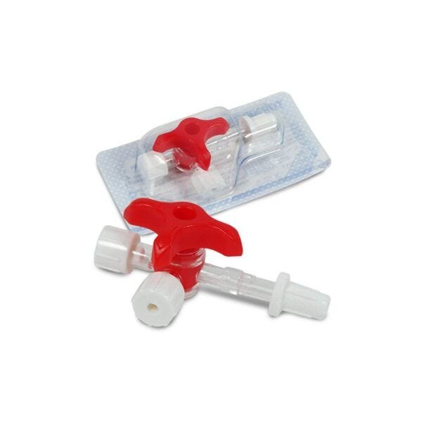 Torneira 3 Vias Universal Luer Lock E Luer Slip Caixa 50 Unidades - Luer Slip - 1
