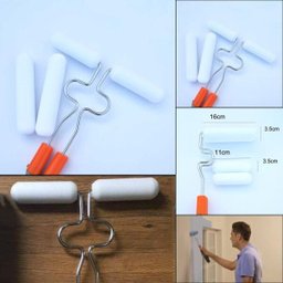 Rolo de Pintura Duplo Pintar Parede Inteligente Sem Sujeira Casa Criativa - 1