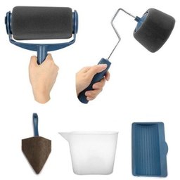 Rolo de Pintura Parede Pintar Facil Cor Casa Sem Sujeira - 5