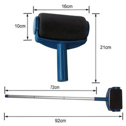 Rolo de Pintura Parede Pintar Facil Cor Casa Sem Sujeira - 4