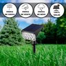 Luz Verde para Jardim Solar de Led 12hr Funcionamento - 4