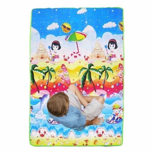 Tapete de Bebe Crianca Portátil Anti Térmico Lavavel (3049) - Mod.Praia - 1