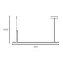 Ver imagem 4 de Lustre Pendente Taschibra Manila Led Bivolt Preto 3000k Luz Amarela 15051074