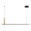 Ver imagem 1 de Lustre Pendente Taschibra Manila Led Bivolt Preto 3000k Luz Amarela 15051074