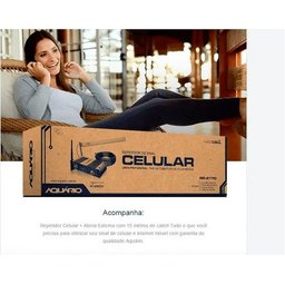 Repetidor Amplificador Sinal Celular Aquário Rp2170 2100mhz - 4