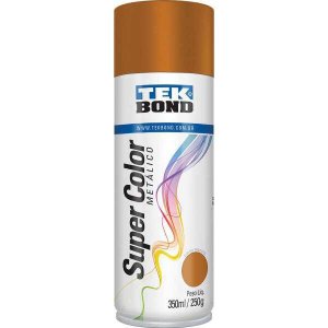 Tinta Spray Metálico Cobre 350ml 250g - Tekbond