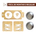 Ver imagem 7 de Comedouro Pet Elevado Duplo Cachorro E Gato Regulagem Manual