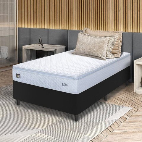 Colchão de Solteiro 24cm x 88cm D45 Milão Branco