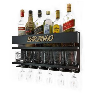 Barzinho de Parede - Barzinho - 54x28 - Preto