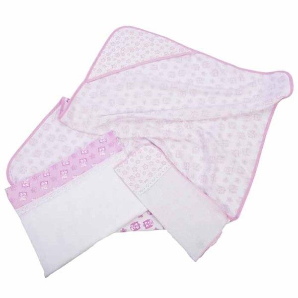 KIT BANHO 3 PEÇAS COMPOSÊ - Rosa Clássico - 2