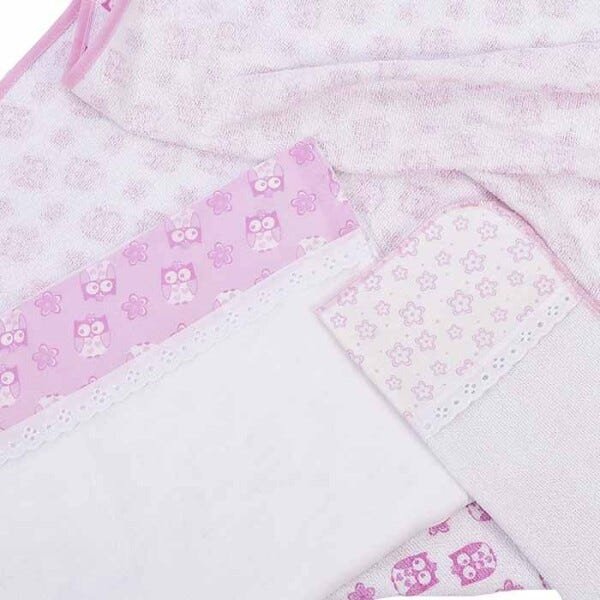 KIT BANHO 3 PEÇAS COMPOSÊ - Rosa Clássico - 1