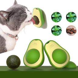 Kit 3 Abacates Brinquedo Gatos com Catnip Erva Gato Natural - 6
