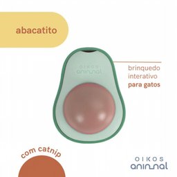Kit 3 Abacates Brinquedo Gatos com Catnip Erva Gato Natural - 4