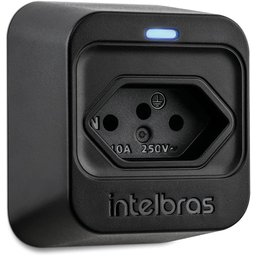 Tomada De Proteção Dispositivo Contra Surtos Elétricos Intelbras Eps 301 Preto - 1