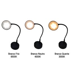 Luminaria Abajur de Mesa Led 3 Tons Touch Flexivel Bateria Recarregavel Usb Casa Quarto Cabeceira Sa - 5