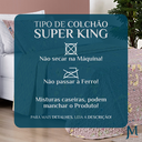 Ver imagem 7 de Conjunto Casal King Size Florença 200 Fios Bordado Super Macio Bouti:lilas
