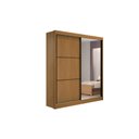Ver imagem 1 de Guarda Roupa Solteiro com Espelho 2 Portas 100% Mdf Atenas Cinamomo - D' Doro Móveis