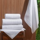 Ver imagem 3 de Toalha de Rosto Royal Pro 100% Algodão 450g/m² 50x80cm Branco