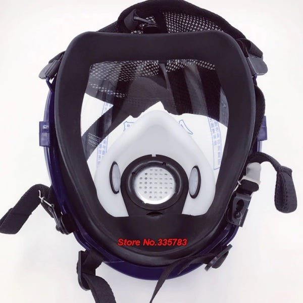 Máscara De Gás 6800 Facial Completa Filtro Tinta Spray Vapor - 4