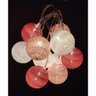 Luminaria Varal Natal Lampada Led Natalino Decoraçao 10 Bolinhas Pilha AA Enfeite Casa Quarto Loja E - 3
