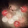 Luminaria Varal Natal Lampada Led Natalino Decoraçao 10 Bolinhas Pilha AA Enfeite Casa Quarto Loja E - 2