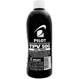Tinta Plastico e Vinil TPV Preta 500ML - 1