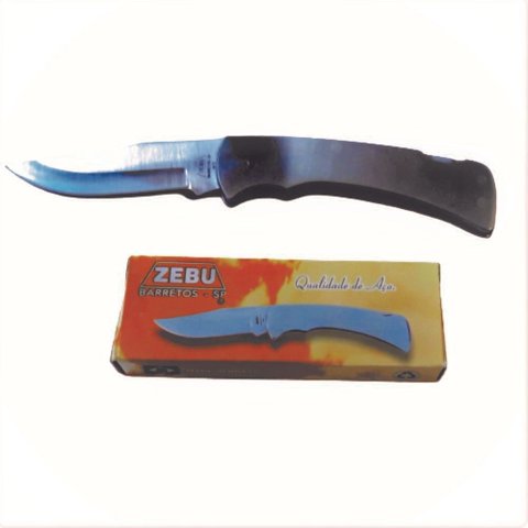Canivete de Bolso Zebu Tipo Americano Barretos Tr Inox