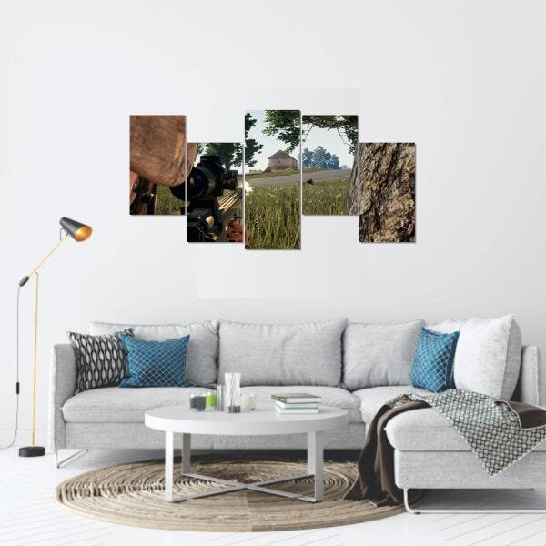 Quadro Decorativo Quarto Pubg Battleground 130x60 Pubg-03 - 4