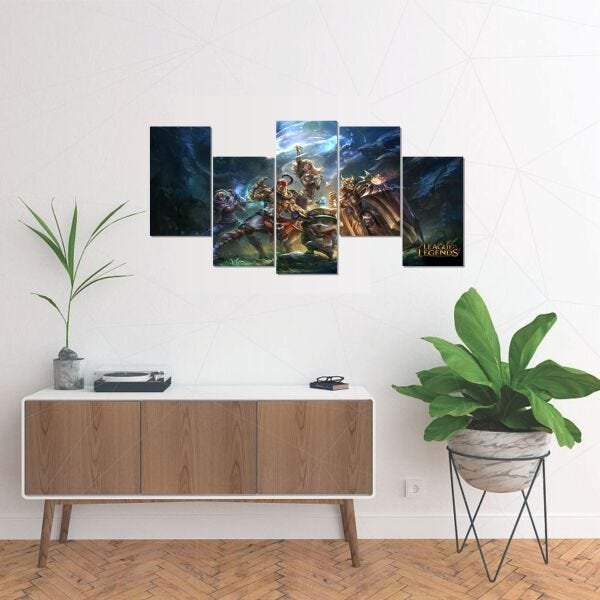 Quadro Decorativo Sala Quarto 130x60 League Of Legends Lol06 - 5