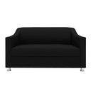 Ver imagem 3 de Recepção Clínica Sofisticada: Namoradeira 2l + 2 Poltronas Preto