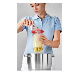 Maquina para Fazer Massa Spätzle Knöpfle alemanha Macarrão Caseiro facil Completa - 5