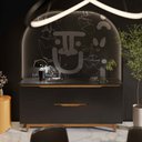 Ver imagem 4 de Aparador Buffet Sala Flow 2 Portas 2 Gavetas com Pés de Madeira - Rede Móveis