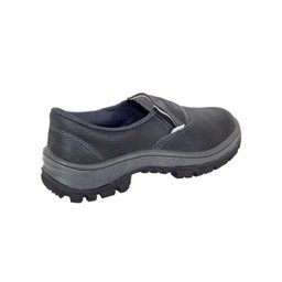 Sapatão de Segurança Obra Bota para Trabalho EPI Sapato - Preto - 39 - 4