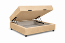 Ver imagem 2 de Kit Cama Box Baú Solteiro 88x188 cm + Colchão D33 Solteiro 20 cm Bege Suede
