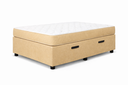 Ver imagem 1 de Kit Cama Box Baú Solteiro 88x188 cm + Colchão D33 Solteiro 20 cm Bege Suede