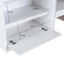 Ver imagem 2 de Cama Multifuncional Infantil Solteiro com 2 Portas 2 Nichos CI6080 78x188cm Branco - Art In Móveis