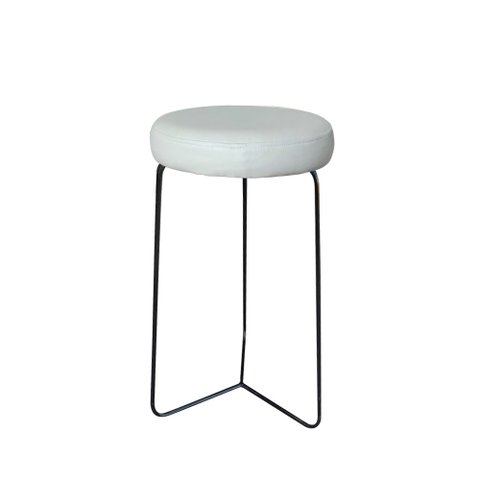 Banqueta para Cozinha Média Bar Balcão Bistro Mesa Itália:offwhite