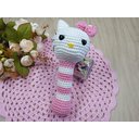 Ver imagem 3 de Chocalho para Bebê Amigurumi Gatinha - Novelando