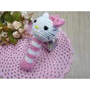 Ver imagem 4 de Chocalho para Bebê Amigurumi Gatinha - Novelando