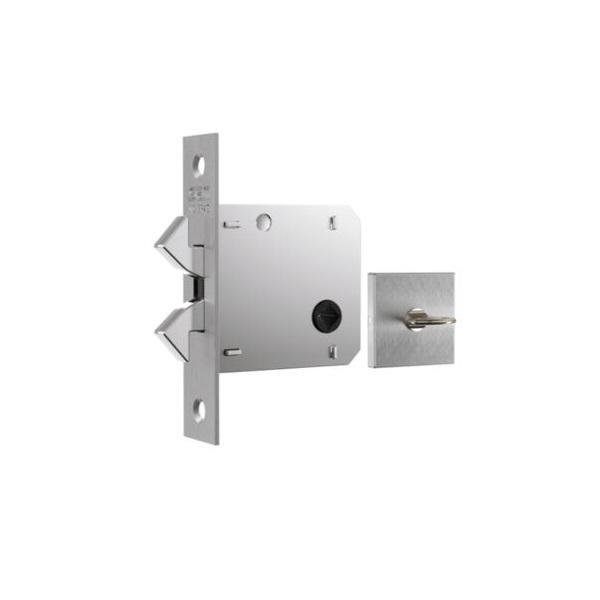 Stam - Fechadura 1006s Wc Roseta Quadrada Escovada