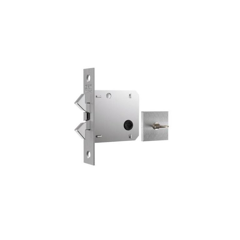Stam - Fechadura 1006s Wc Roseta Quadrada Escovada