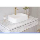 Ver imagem 6 de Gabinete Banheiro Riviera c/Cuba 90cm Platina/Calacata MGM
