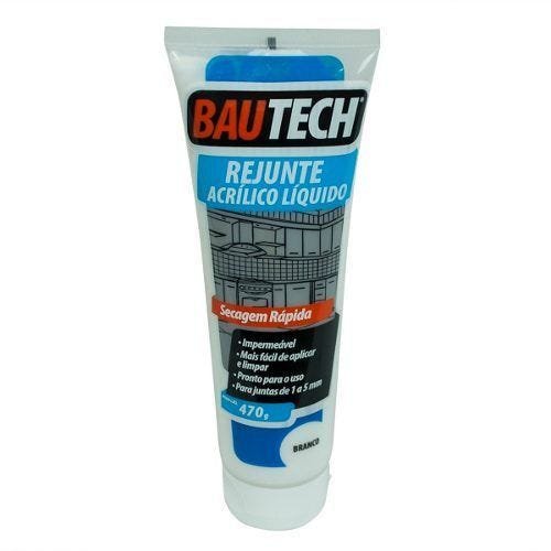 Rejunte Acrílico Líquido Bautech Branco 470 Gramas