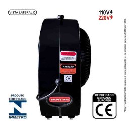 Ventilador 2025 Névoa Água Rede Hidraulica Automático P 35m2:preto/110v - 2
