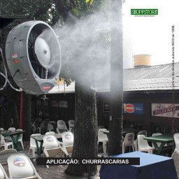 Ventilador 2025 Névoa Água Rede Hidraulica Automático P 35m2:preto/110v - 7