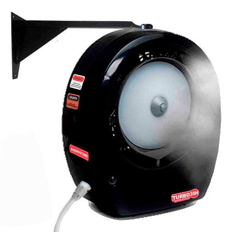 Ventilador 2025 Névoa Água Rede Hidraulica Automático P 35m2:preto/110v
