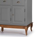 Ver imagem 3 de Cristaleira Arca e Oratório 8 Portas 3 Gavetas 60806 Hannover Linz Móveis